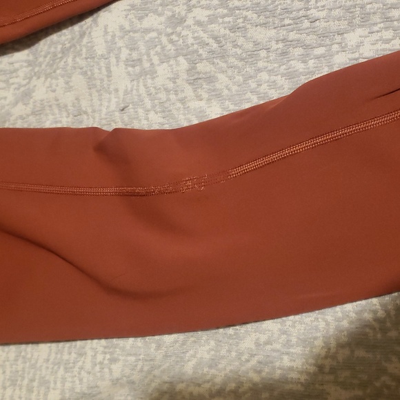 Lululemon Rust Leggings - Picture 3 of 4